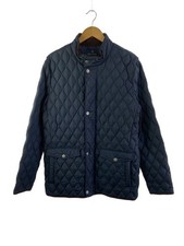 Brooks Brothers Quilted Jacket/L/Polyester/Nvy/Plain//