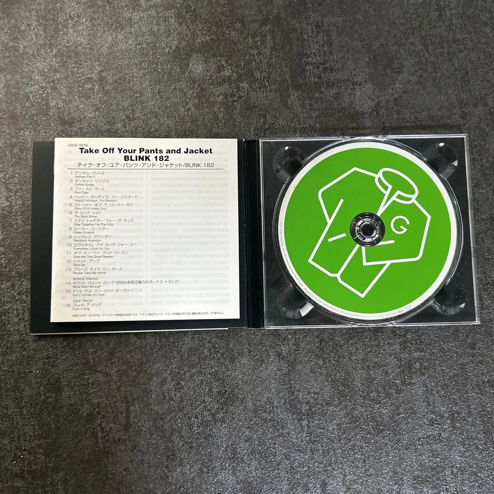 Blink-182 Take Off Your Pants And Jacket First Ed Japan 3 Bonus Track USED - Image 3 of 4