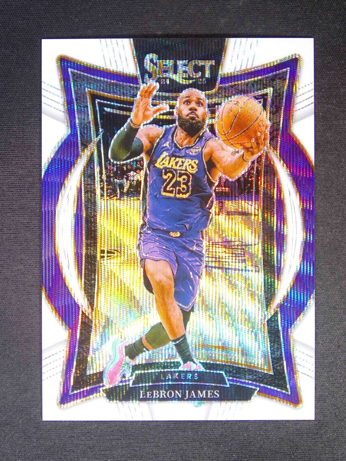 2024-25 Panini Select LeBron James #54 Concourse White Wave /99