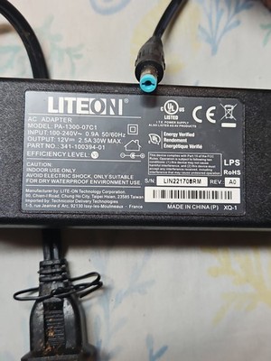 Liteon AC Adapter PA-1300-07C1 Power Adapter