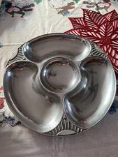 Wilton Armetale Togo Chip and Dip Snack Antipasto Crudité Platter 550713