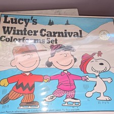 Lucy s Winter Carnival Peanuts Colorforms Set Reproduction - NEW SEALED