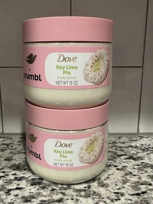 Dove Crumbl Limited Edition Body Scrub Key Lime Pie, 15 oz 2 Pack