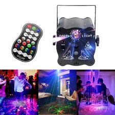 1024 Pattern LED RGB Laser Stage Light Projector DJ Disco KTV Show Party Light