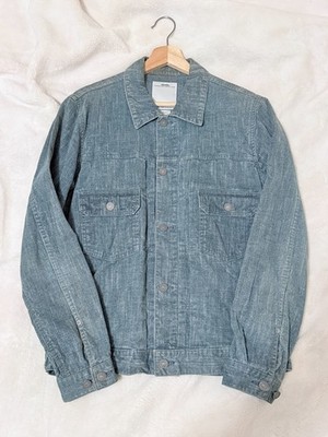 Visvim 101 JKT KANO (CORDUROY) Light Indigo Size 2