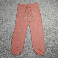 Barefoot Dreams Cozychic Ultra Lite Track Pants Sweatpants Size Small Terracotta
