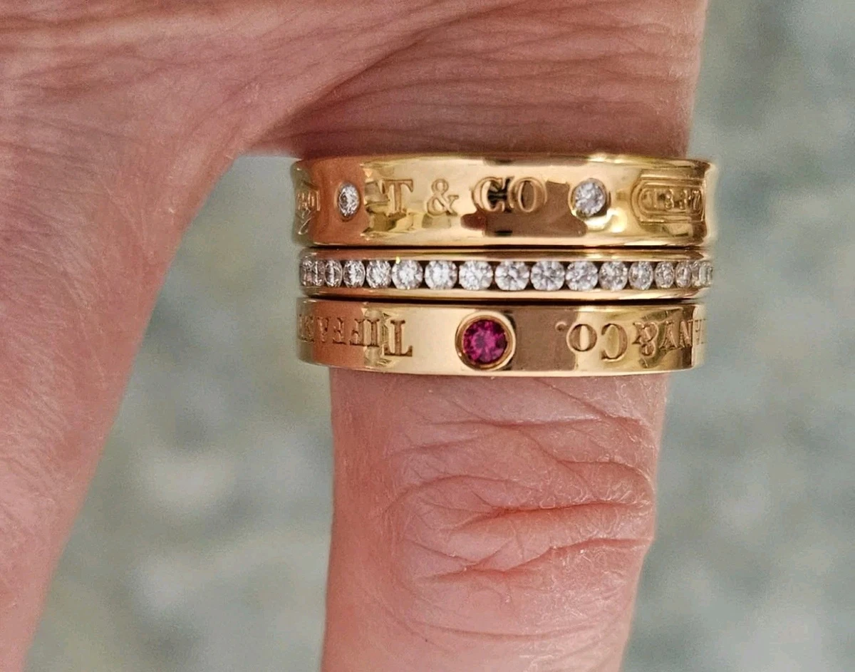Tiffany & Co. Band Rose Gold Fine Rings for Sale | Shop Designer
