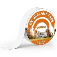 RV Roof Tape Sealant, 2 Inch X 50 Foot Natural White Tape  Style: 2inch x 50ft