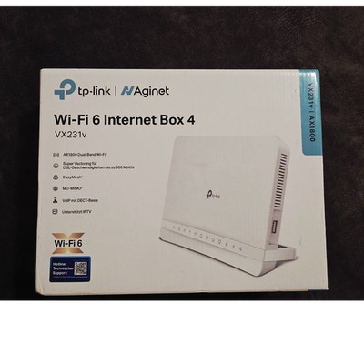 TP-Link Aginet VX231v Wi-Fi 6 AX1800 Dual-Band Mesh Router