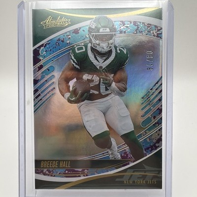Breece Hall 2025 Absolute Spectrum Splash /16 SSP Parallel New York Jets