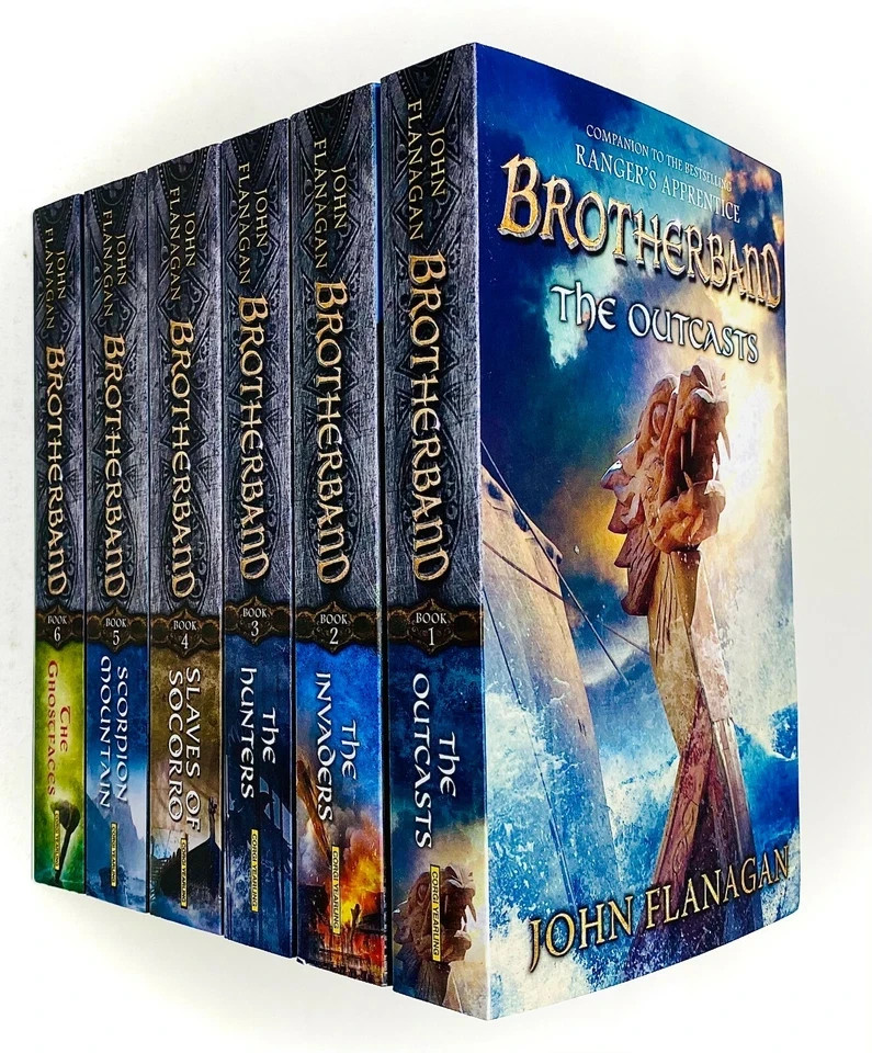 Brotherband Chronicles John flanagan Collection 6 Books Set Slaves of Socorro