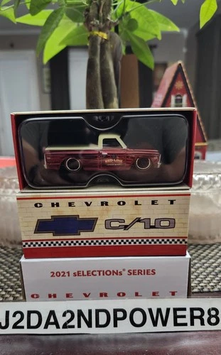 2021 HOT WHEELS RED LINE EXCLUSIVE RLC  1969 CHEVROLET C/10 PICKUP TRUCK RED