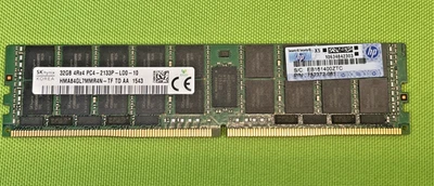 SK Hynix HMA84GL7MMR4N-TF 32GB 4Rx4 PC4-2133P-LD0-10 ECC Server RAM Memory - Image 1 of 4