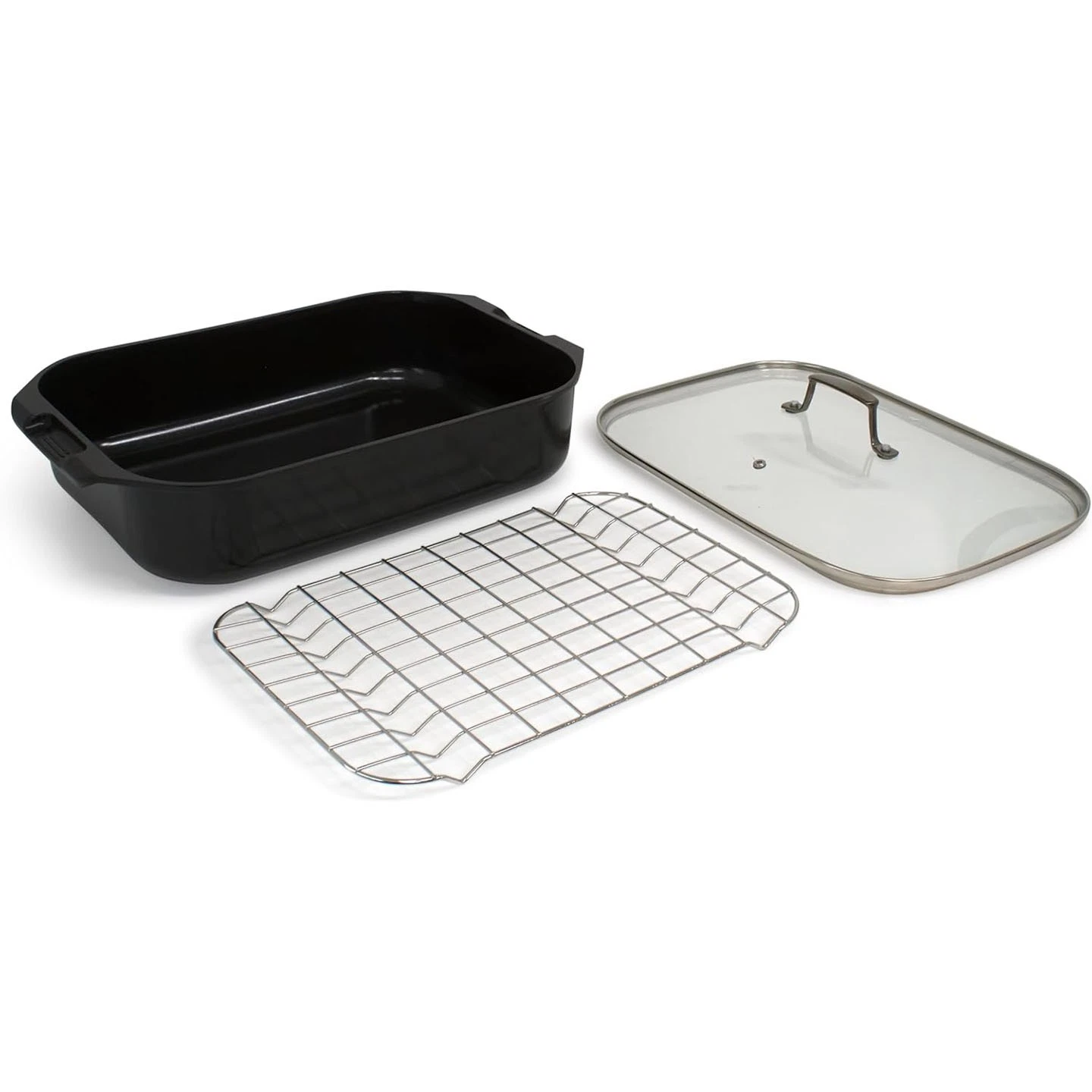 Blu. Cookware Roasting Pan with Lid and Roasting Rack, Non-Toxic, Non-Stick
Opens in a new window or