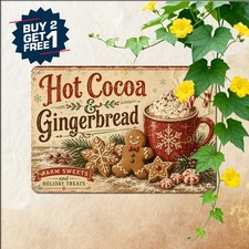 christmas gingerbread cocoa signs dcor holi