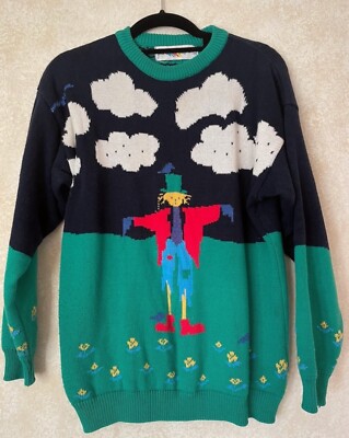 The Clever Shepherd Knit Jumper Vintage Retro Knitwear UK 10-12