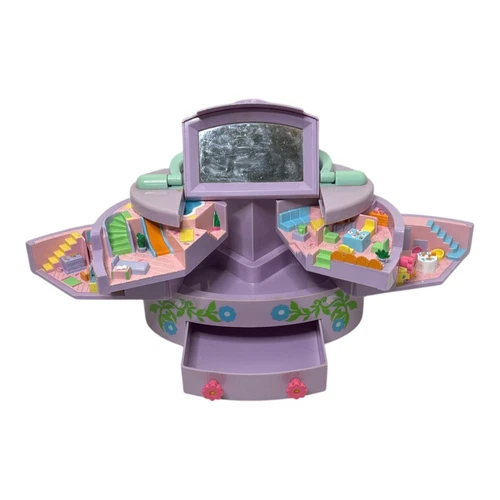 Polly Pocket Bluebird 1991 Vanity Case Pullout Playhouse Vintage