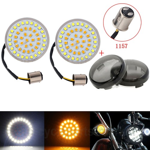 1157 Led Bulb Led Motorcycle Turn Signals SMD Leds Extremely Bright Lens Covers Kit 2 Turn Signals for Harley Dyna Softail Touring Street Glide Road King 1986-2024, Turn Signal Assemblies & Lenses 1157 Led Bulb Led Motorcycle Turn Signals SMD Leds Extremely Bright Lens Covers Kit 2 Turn Signals for Harley Dyna Softail Touring Street Glide Road King 1986-2024, Turn Signal Assemblies & Lenses