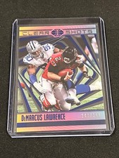 2018 Panini Illusions DeMarcus Lawrence Clear Shots Blue 140/149 #CS-DL Cowboys