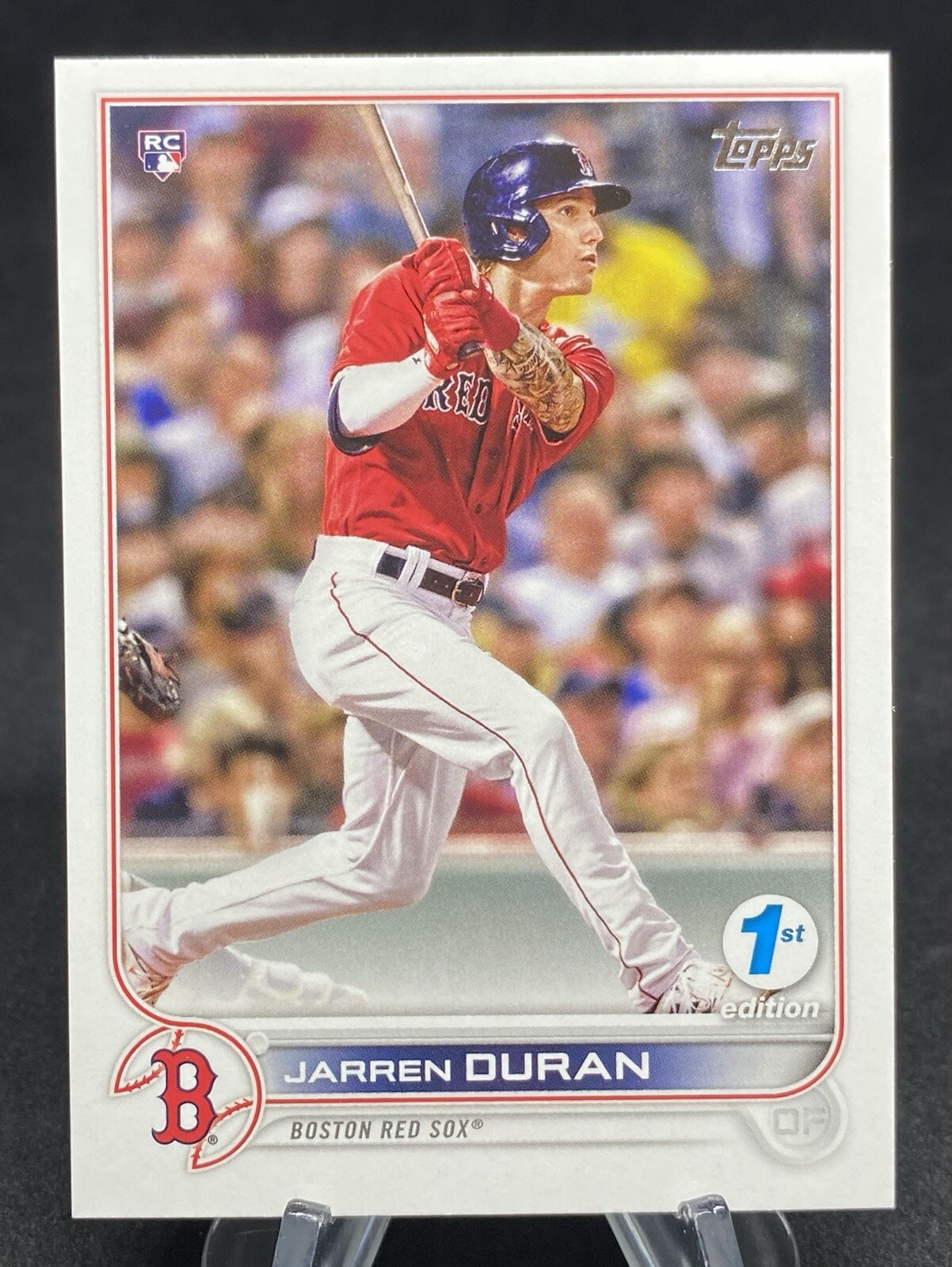 Jarren Duran 2022 Topps 1st Edition #187 Rookie RC Boston Red Sox