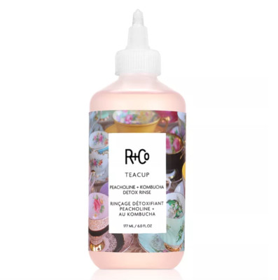 R+Co - Tea cup - Peacholine + Kombucha Detox Rinse - 6 fl oz / 177mL SHIPS FREE