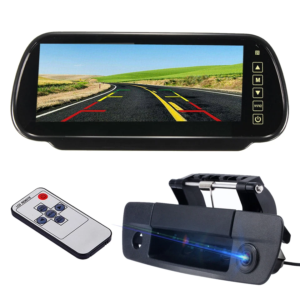 7" Monitor Rear View Camera Backup Camera For Dodge Ram 1500 2500 3500 2010-2017 - Image 2 of 4