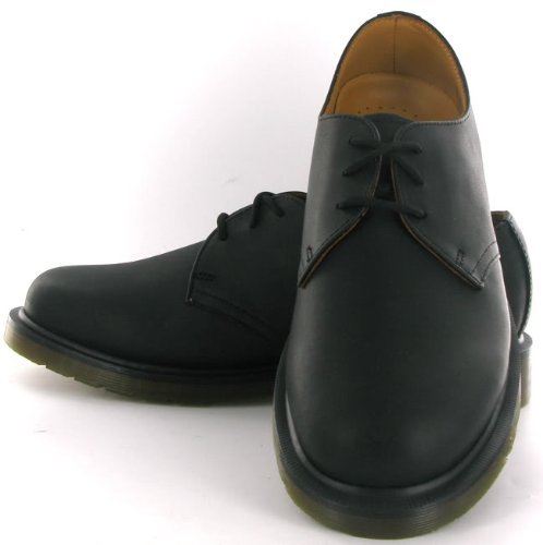 Dr. Martens 1461 PW GREASY nero Scarpe da uomo Harvey 3 occhielli UK 12 EU  47 US 13 | eBay