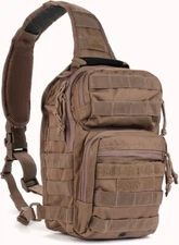 Red Rock Rover Sling Pack 11.5"x8"x5.5" Dark Earth MOLLE Webbing 80129DE