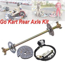 Go Kart Rear Axle Kit  Brake Master Cyclinder  Chain For Mini Go Kart ATV Quad