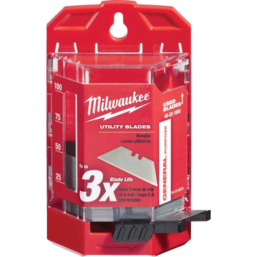 Milwaukee 48-22-1950 General Purpose Utility Blades, 50-Pack