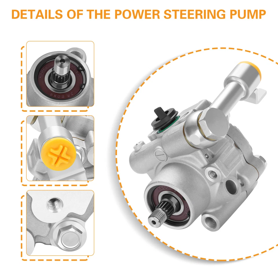 Power Steering Pump For 2003-2008 Nissan Maxima 2004-2009 Nissan Quest 3.5L - Image 4 of 4