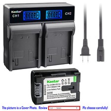 Kastar Battery LCD Rapid Charger for BNVG114 JVC Everio GZ-HM655 Everio GZ-HM845