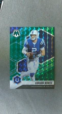 2021 Panini Mosaic Green Prizm #90 Carson Wentz Colts
