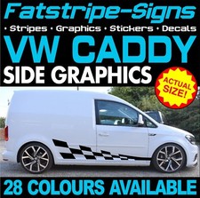 to fit VOLKSWAGEN CADDY GRAPHICS STICKERS STRIPES DECALS DAY VAN HIGHLINE R LINE