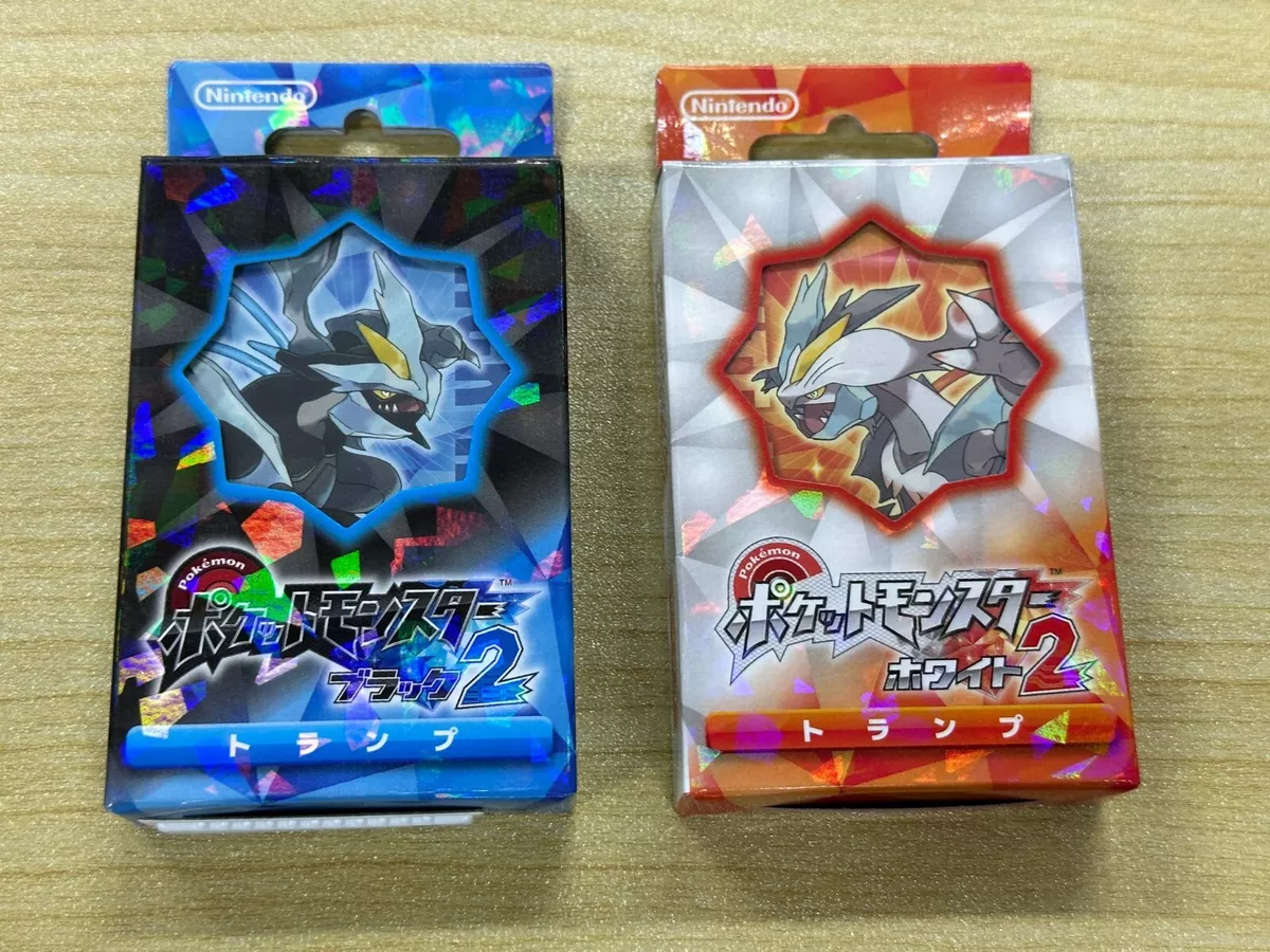 Pokemon White 2 & Black 2 Playing Cards Set RARE JAPAN EXCLUSIVE BRAND NEW