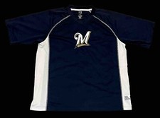 Milwaukee Brewers — Dynasty Polyester T-Shirt — Size Men’s XL