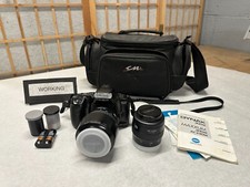 Minolta Maxxum 300si 35mm Film Camera AF 35-70mm  70-210 AF Macro WORKING Case