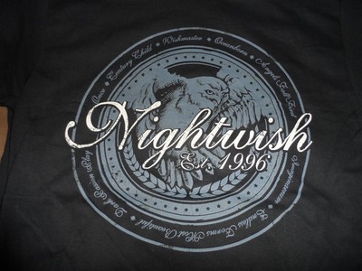 Nightwish -2016 Endlos Formulare Meisten Schöne T-Shirt ~ Nie Getragen ~ M /