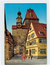 Postcard Markus Tower Rothenburg ob der Tauber Germany