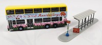Tiny Leyland Olympian 11M Cmb 60Th Anniversary Diecast Bus & Station Set 014558