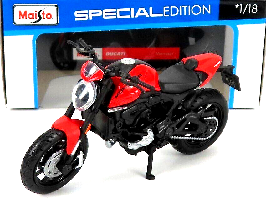 Maisto 1:18 DUCATI Monster+ 2021 Motorcycle Model Diecast MOTOGP