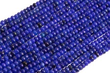 4x2MM Jade Beads Lapis Lazuli Blue Color Grade AAA Faceted Rondelle Bead 14.5"