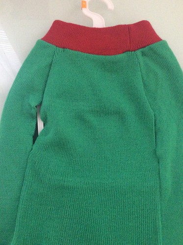 DOG SWEATER Buddy the Elf Christmas Holiday Sz M 25" chest stretchy X-mas NEW - Picture 6 of 6