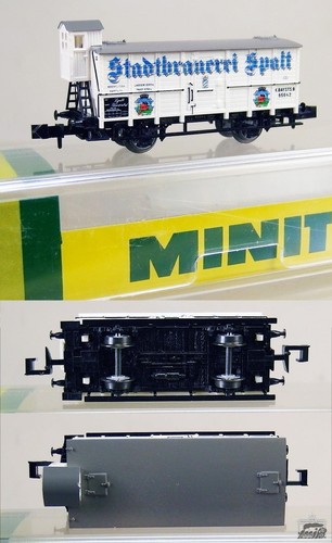 KF413 | Minitrix N 13593 - Bierwagen "Stadtbrauerei Spalt" KBay *Neuwert* | Condition: Neu