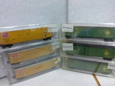 N SCALE MICRO TRAINS 50 BOX CARS  DETROIT TOLEDO IRONTON X 6