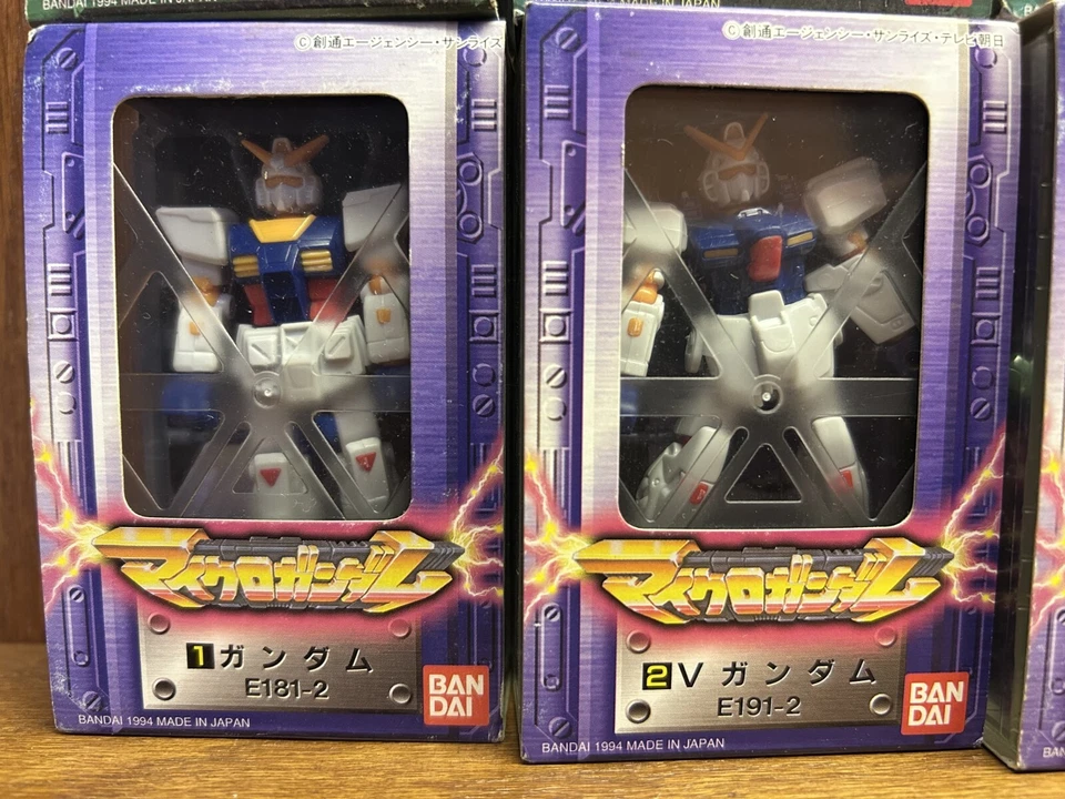 Juego de 12 micro figuras de acción Gundam Mobile Suit Bandai 1994 Foto 2 de 4