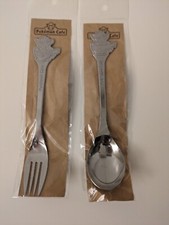 NEW POKEMON CAFE CHEF PIKACHU SPOON AND FORK SET FROM JAPAN