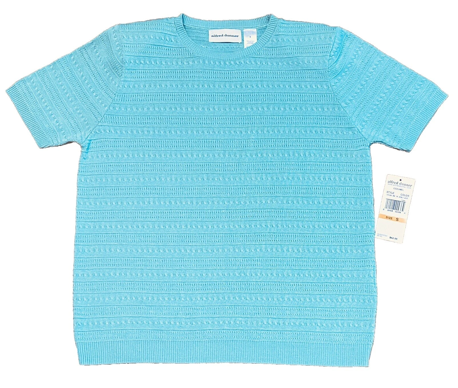 Suéteres sólido manga corta Alfred Dunner para Mujeres