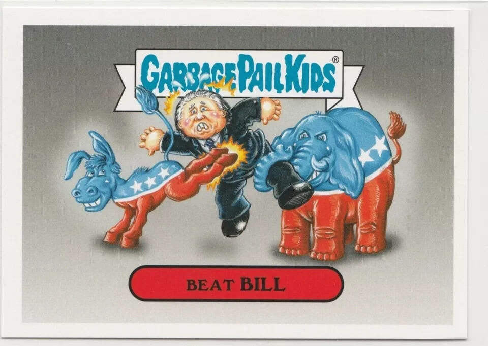 Vintage Garbage Pail Kids GPK 2016 Prime Slime Beat Bill #4a Trashy TV Card  
