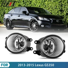 Clear Fog Lights For 2013-2015 Lexus GS 350/450H Bumper Factory Lamp Replacement